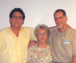 Roberto, Irma (mom) and Rene in May, 2011.