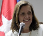 The general director for the United States of the Cuban Ministry of Foreign Affairs, Josefina Vidal.