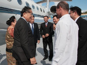 Presidente Laos Cuba