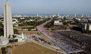 primero de mayo desfile panoramica