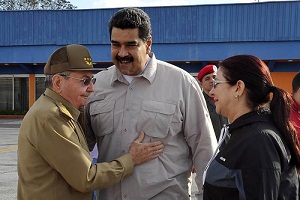 Raul despide Maduro