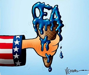 OEA caricatura